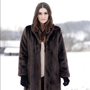 Long Faux Fur Sable